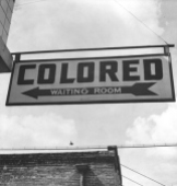 A 1943 Colored Waiting Room sign from Rome Georgia. This is what white power now ultimately means.